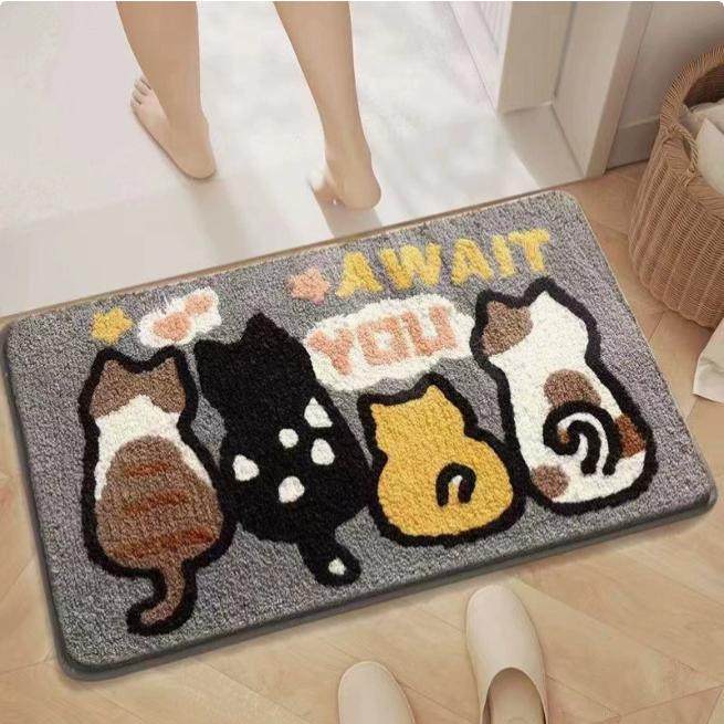 卫生间吸水地垫新款免洗洗澡厨房门卫浴洗手间速干垫子浴室台水门,居家布艺,入户地垫,淘宝优惠券,粉丝福利购,淘宝优惠卷