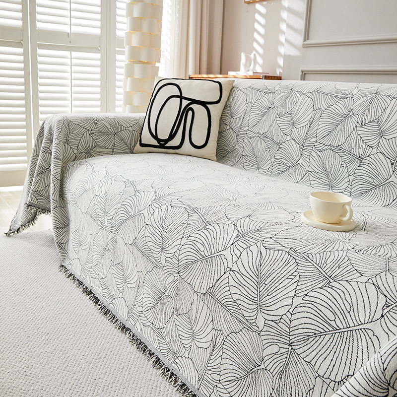 沙发巾毛绒专用通用西米亚套罩全罩山茶花垫子感中式防尘罩风格新,居家布艺,沙发套,淘宝优惠券,粉丝福利购,淘宝优惠卷