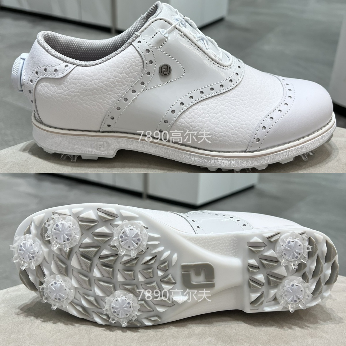 高尔夫女鞋24夏季FootjoyBOA自动旋转扣带爪钉防滑鞋子韩国代购