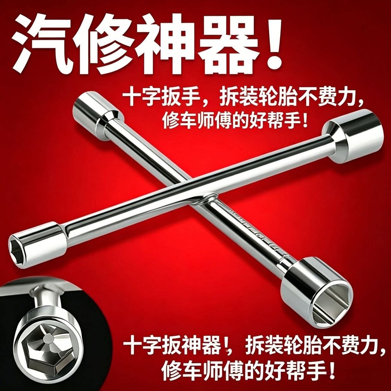 迷你三叉十字套筒扳手家电维修图片