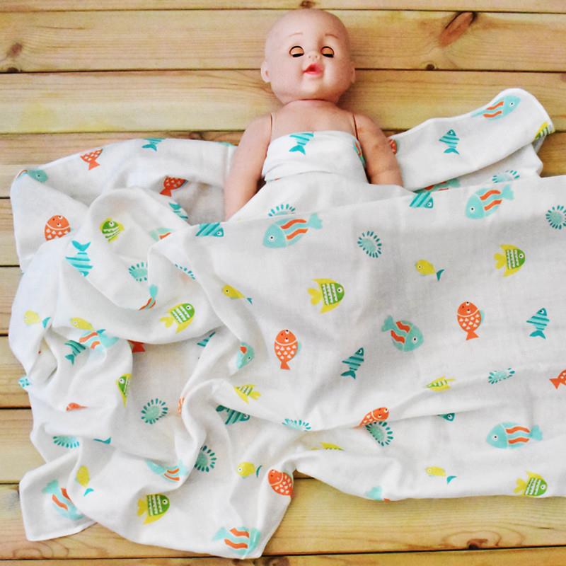 纱巾盖布婴儿一层纱布盖毯单层夏季盖巾宝宝夏天盖的薄夏凉单子小 婴童用品 尿布桶 原图主图