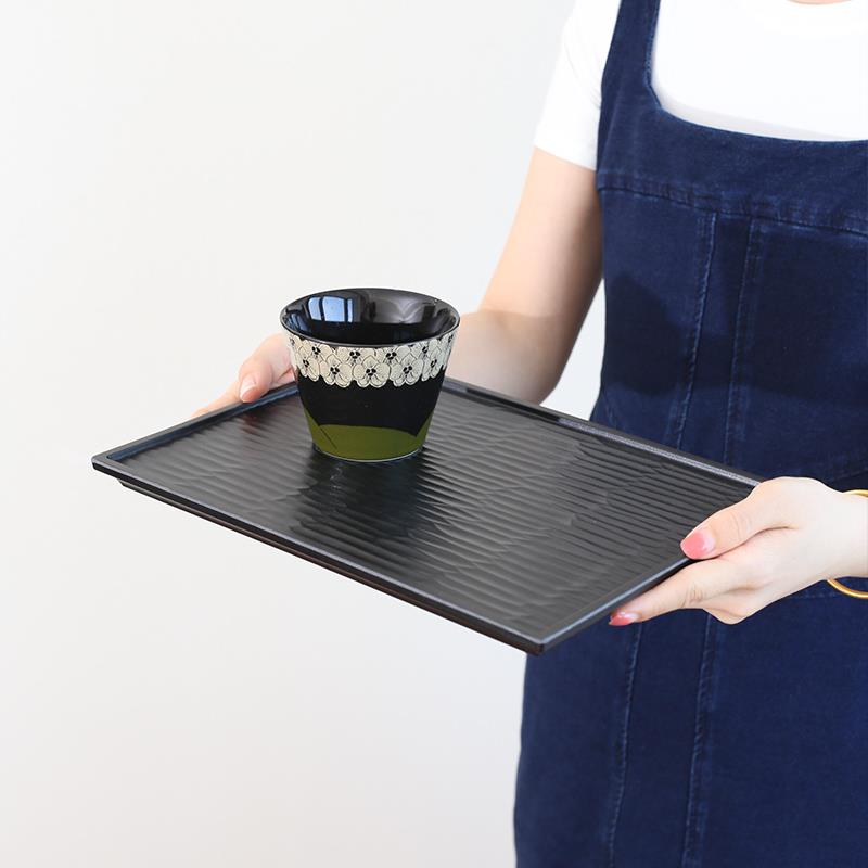 中古vibes日系托盘长方形茶杯酒店客厅香薰端盘玄关首饰水壶收纳