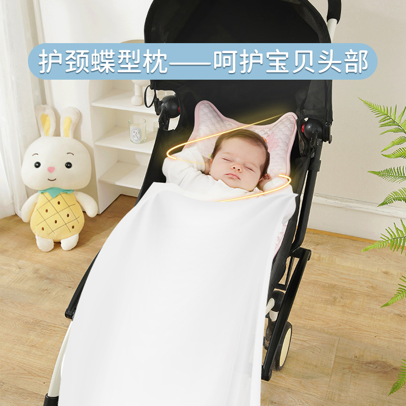 直销婴儿车垫子夏季专用防滑透气宝宝推车遛娃神器通用凉垫护颈靠