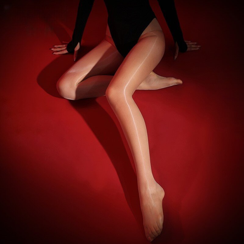 绫觅MeSecret极光油亮无缝连裤袜情趣丝袜性感黑丝长筒袜纯色女士