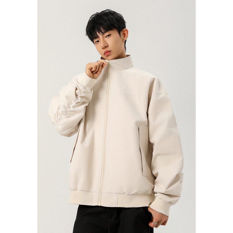 GTAL同款品质美式bomber立领飞行夹克男潮牌高级感痞帅棒球服外套