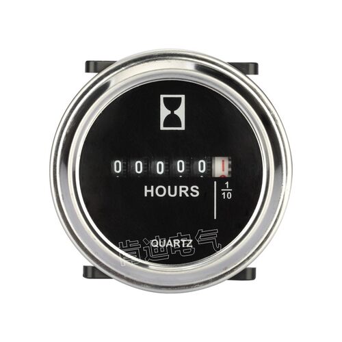工业计时器 SH-1石英电子全密封式计时器10-80V AC/DC黑色边框款