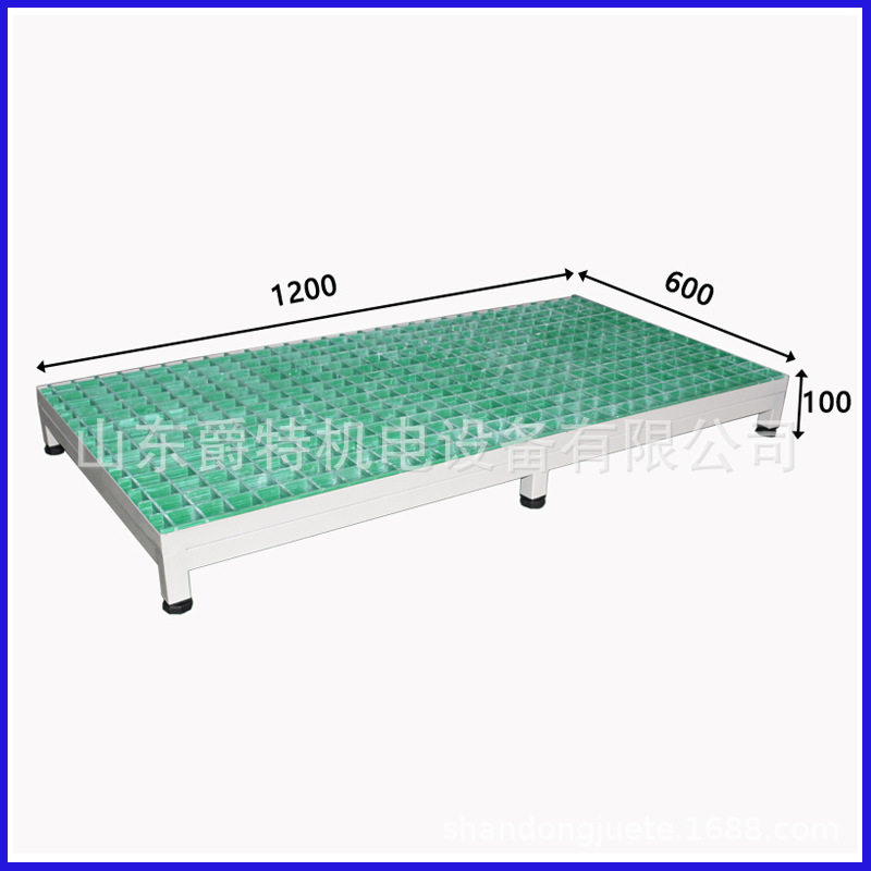 爵特CNC数控加工中心机床脚垫脚踏板防滑耐油网格格栅板机床站台图片