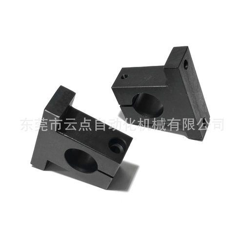 SHSTBN钢制GCY01 导向轴支座T型开口加厚型支柱固定 SHSTAN铝合金