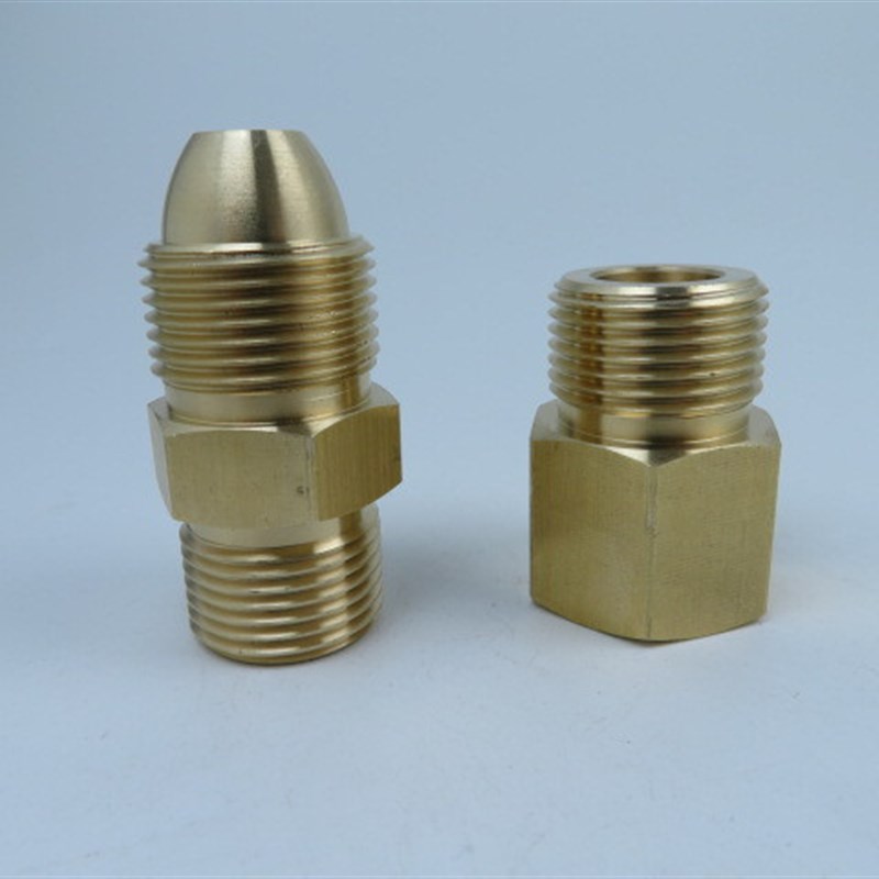 CGA580变G5/8钢瓶接头美制CGA580转G5/8转接头CGA580钢瓶转换接头