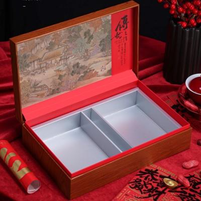 新款茶叶包装礼盒铁观音金骏眉红茶岩茶肉桂水仙单枞摆泡空盒定制