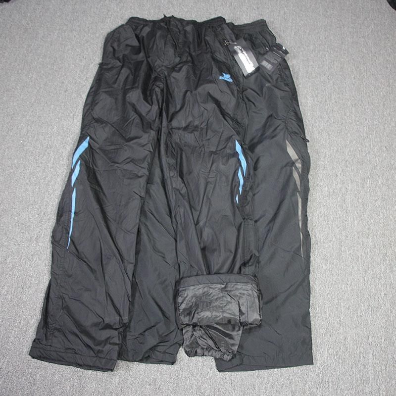 外贸男女户外防风夹棉冲锋裤直筒骑行H保暖裤拉链袋滑雪裤工装棉