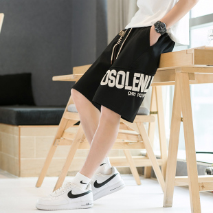 宽松休闲五分裤 夏季 中裤 美式 青少年短裤 潮牌运动篮球裤 男2024新款