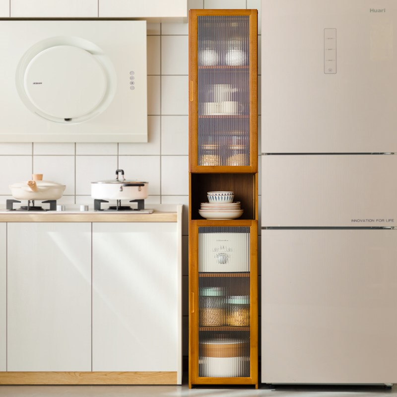 夹缝收纳柜子厨房冰箱缝隙柜卫生间落地置物架窄缝边柜卧室储物柜