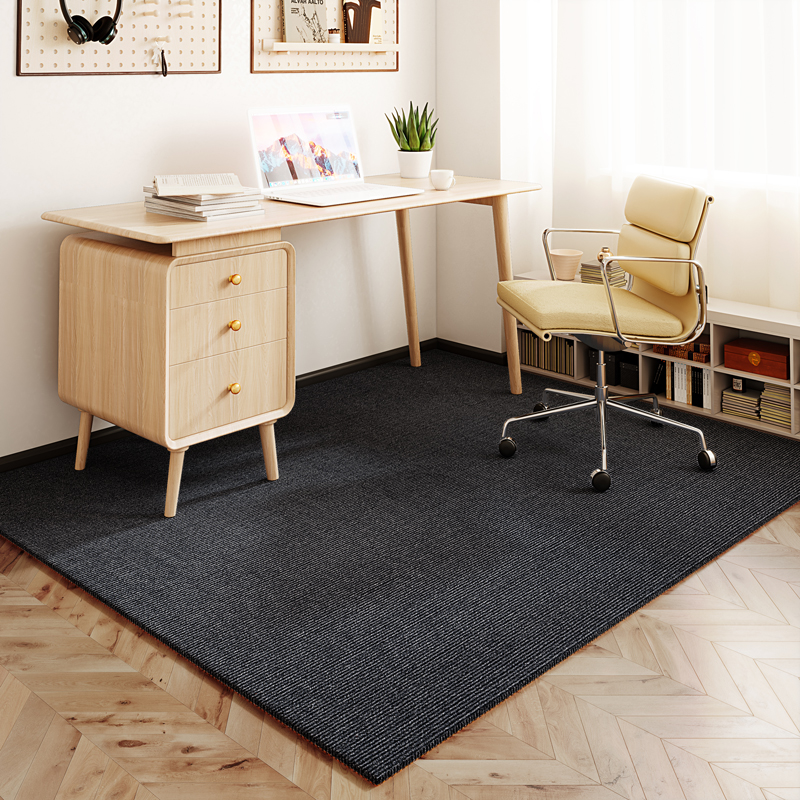 电脑椅地垫家用书房卧室转椅椅子木地板防滑可擦隔音加厚保护地毯