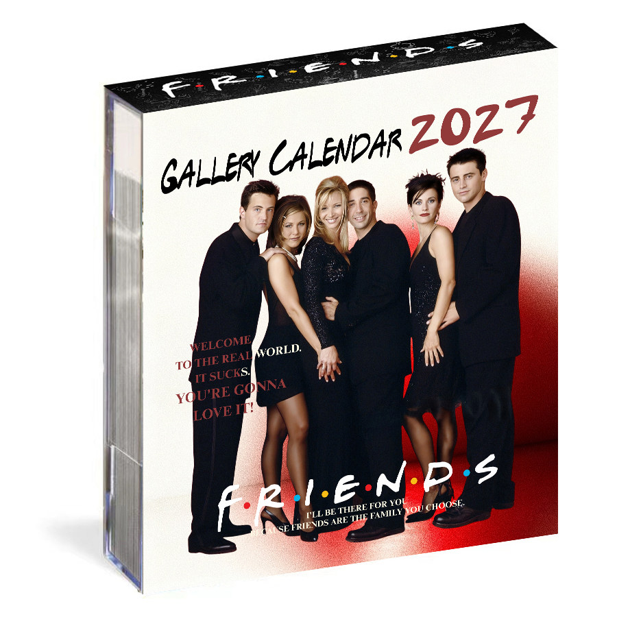 FriendsForever老友记周边2027年限定画廊日历英文版新年礼物