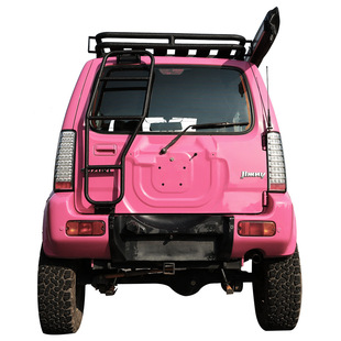 适合铃木吉姆尼JB23/33/43 Jimny Sierra 后门尾门爬梯 黑色