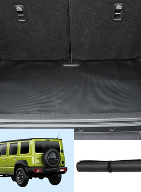 适用2023+铃木JC74JB74xl5门吉姆尼Jimny防滑后备箱尾箱垫后尾箱