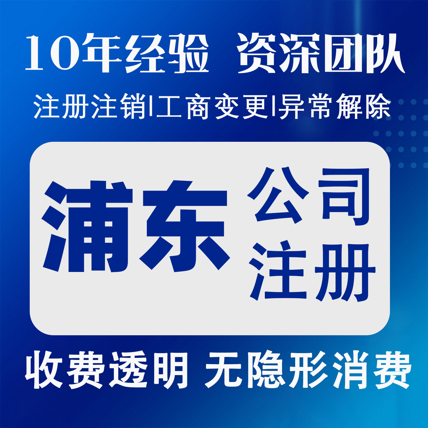 上海浦东营业执照注册公司代理记会计服务