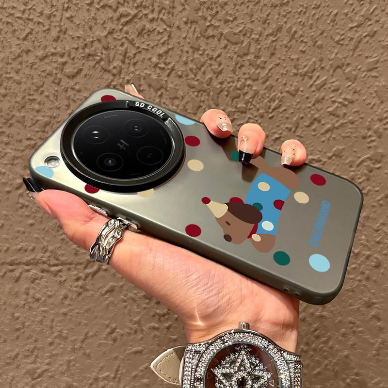 适用于oppo手机壳腊肠狗