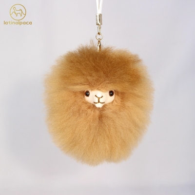 latinalpaca羊驼钥匙扣羊驼毛挂