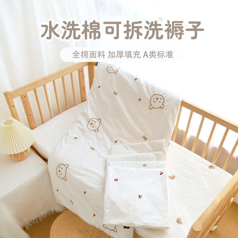 婴儿床褥子新生宝宝棉花被褥幼儿园专用铺垫子儿童拼接床专用垫被
