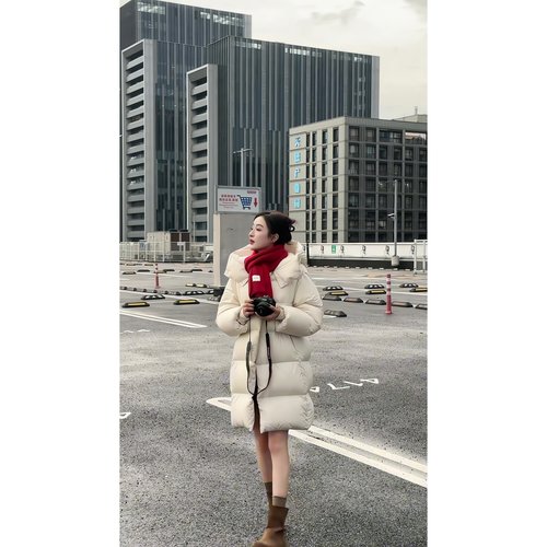 韩系加厚90白鸭绒超轻保暖羽绒服