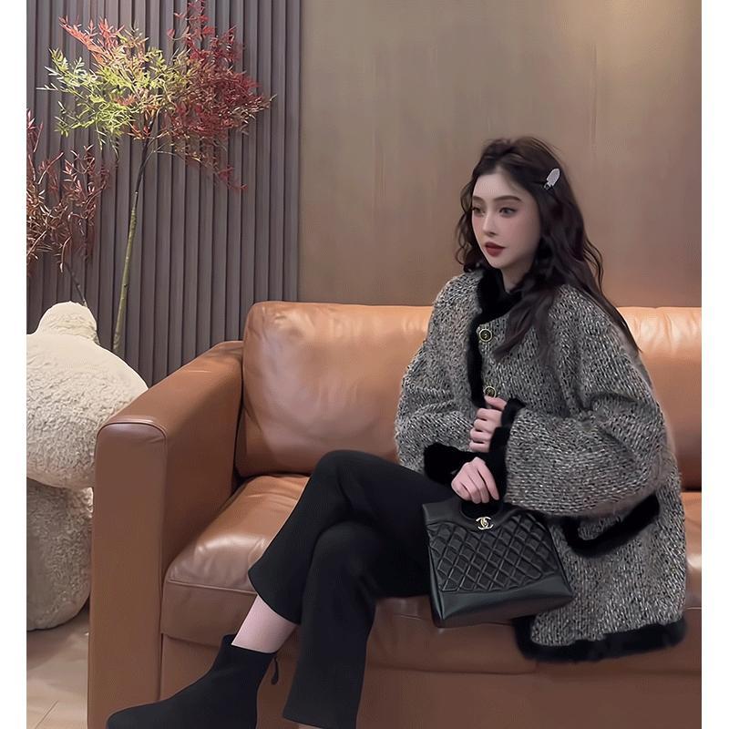 2025秋冬新款小香风短款羽绒服