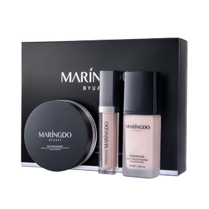 奢享轻薄底妆持久粉底液控油服帖美肌蜜粉丝滑遮瑕液套盒33