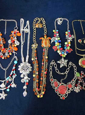 海洋风复古zahmcos贝壳项链女