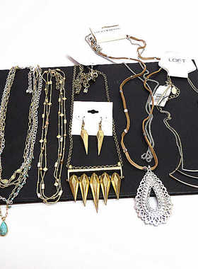 耳环项链潮牌镀金女合金