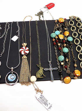 十字架百搭重工锁骨项链镀金女