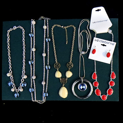 737欧美复古vintage高端外贸宝石重工红宝石多层项链锁骨链耳饰女