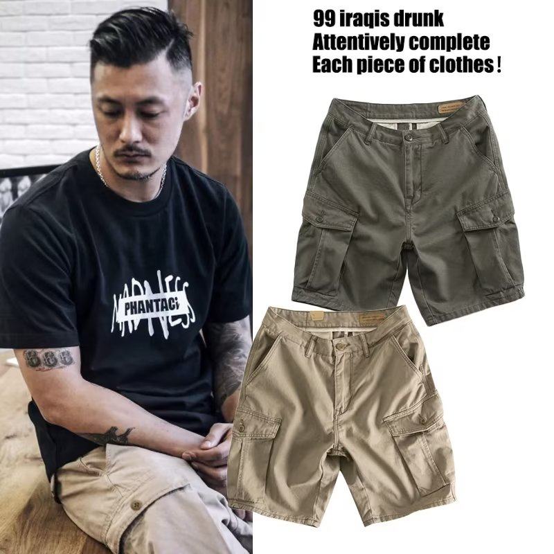 短裤夏季潮牌工装宽松纯棉休闲裤