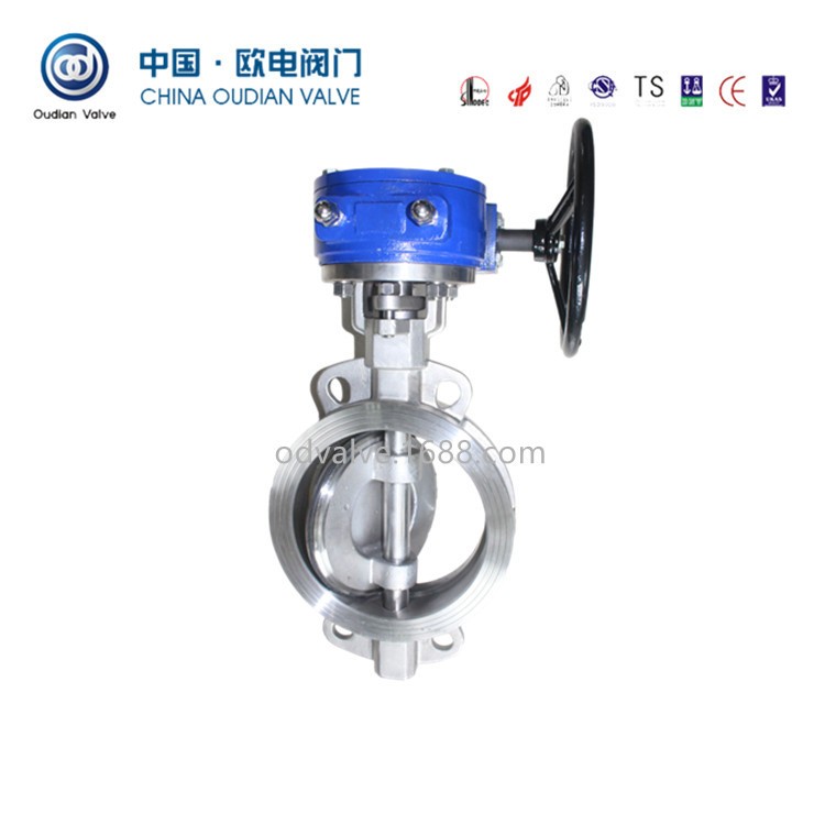 涡轮蝶阀对夹蝶阀不锈钢蝶阀涡轮对夹蝶阀D373W-16P