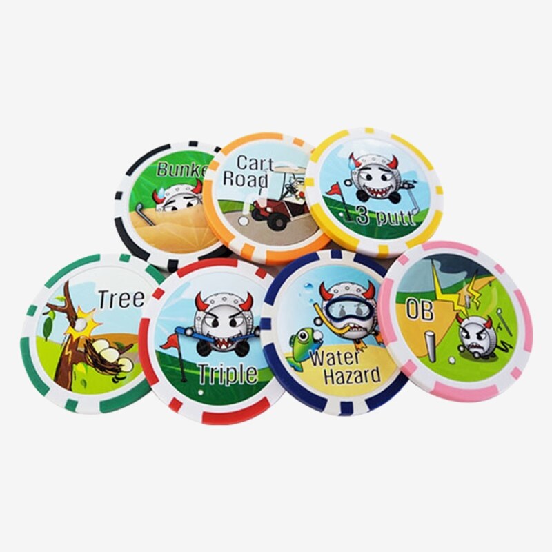 高尔夫球标 高尔夫马克 韩国高尔夫用品 高尔夫辅助用品