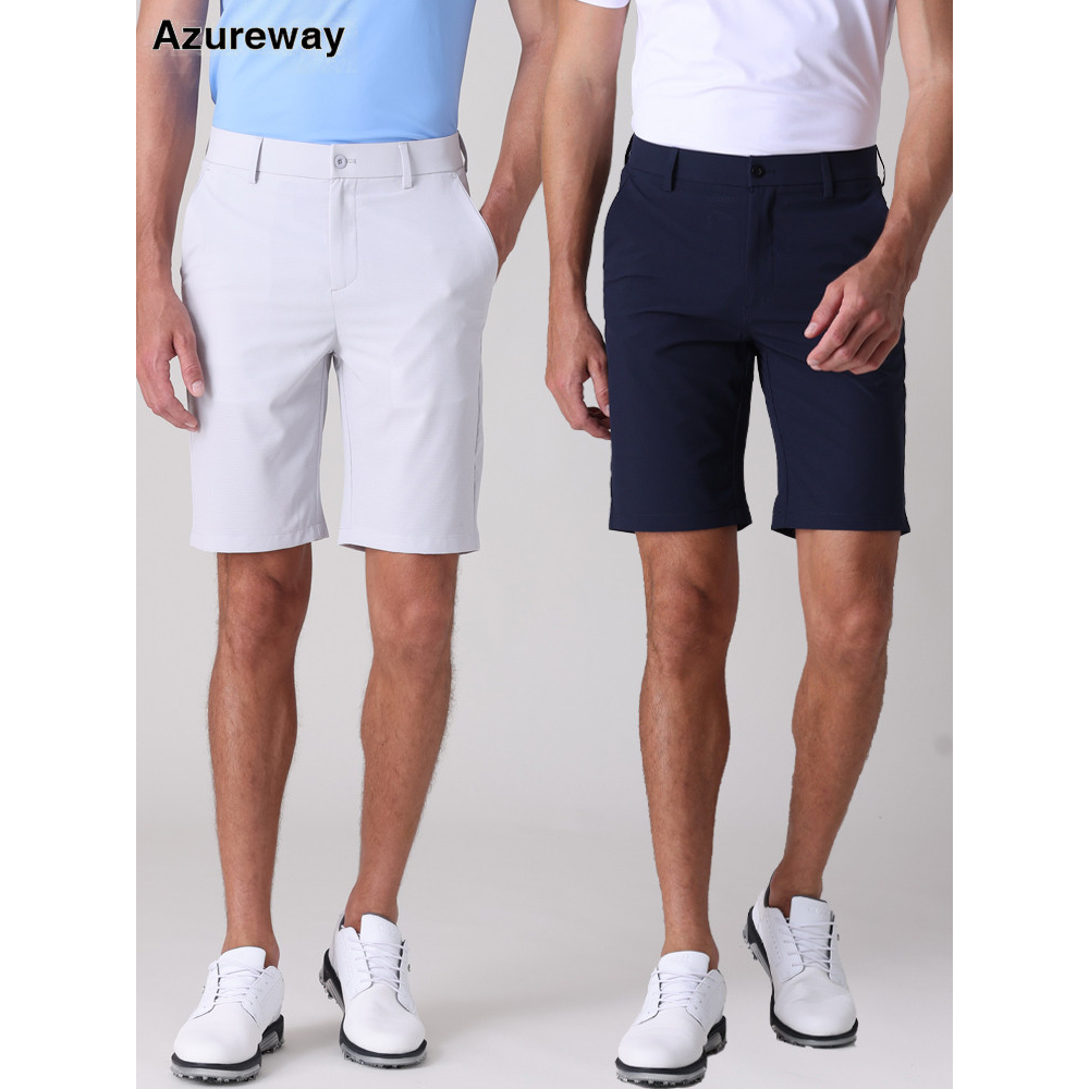 夏季高尔夫裤子男透气孔速干短裤