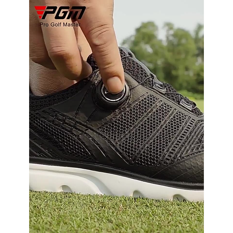 PGM 高尔夫球鞋 男士运动鞋夏季透气通风男鞋防侧滑鞋钉golf鞋子