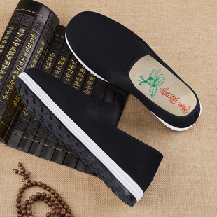 老北京布鞋男款官方旗舰店正品千层底新款软底透气2026纯手工布鞋