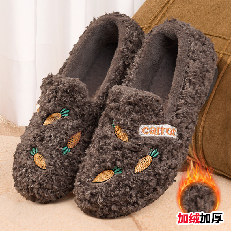 豆豆鞋女冬加绒2025保暖防滑老北京布鞋一脚蹬棉鞋软底休闲毛毛鞋,女鞋,棉鞋,淘宝优惠券,粉丝福利购,淘宝优惠卷