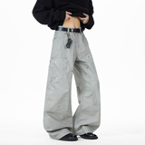 现货A412-DM545-特P58-限108-泼墨水洗双膝伐木工装牛仔裤，男装牛仔裤，电商A412