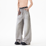 现货A412-DM392-P50限78-烟灰色牛仔裤65棉20.5聚酯纤维14.5粘纤，男装牛仔裤，电商A412