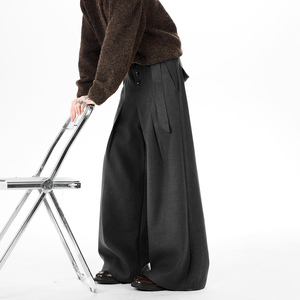 现货A412-DM550-特P51-限价98-排扣A字调节腰带西裤成份100涤纶，男装西裤，电商A412