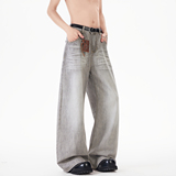 现货A412-DM392-P50限78-烟灰色牛仔裤65棉20.5聚酯纤维14.5粘纤，男装牛仔裤，电商A412