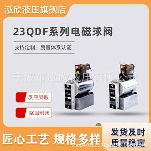 6B31.5E24V 液压电磁阀23QDF6K 220V球阀电磁换向阀