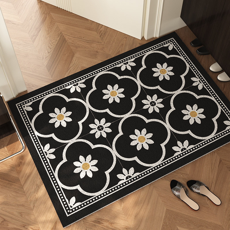 浴室地垫轻奢高级感矽藻泥吸水速干脚垫子化妆室干湿分离防滑地毯