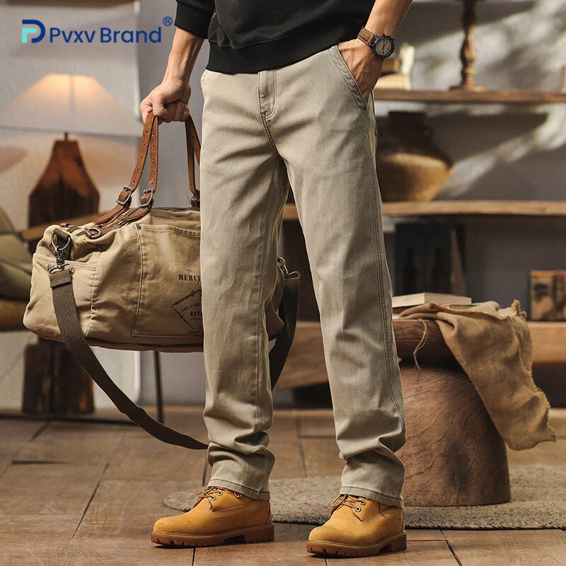 美式重磅直筒牛仔裤男款2026春季新款高级简约百搭休闲工装裤男