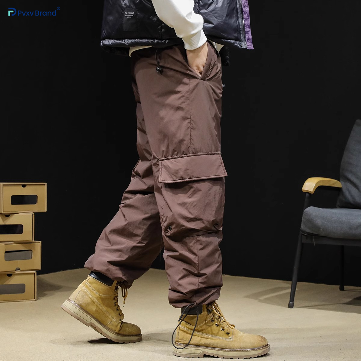 羽绒裤男士冬季时尚休闲