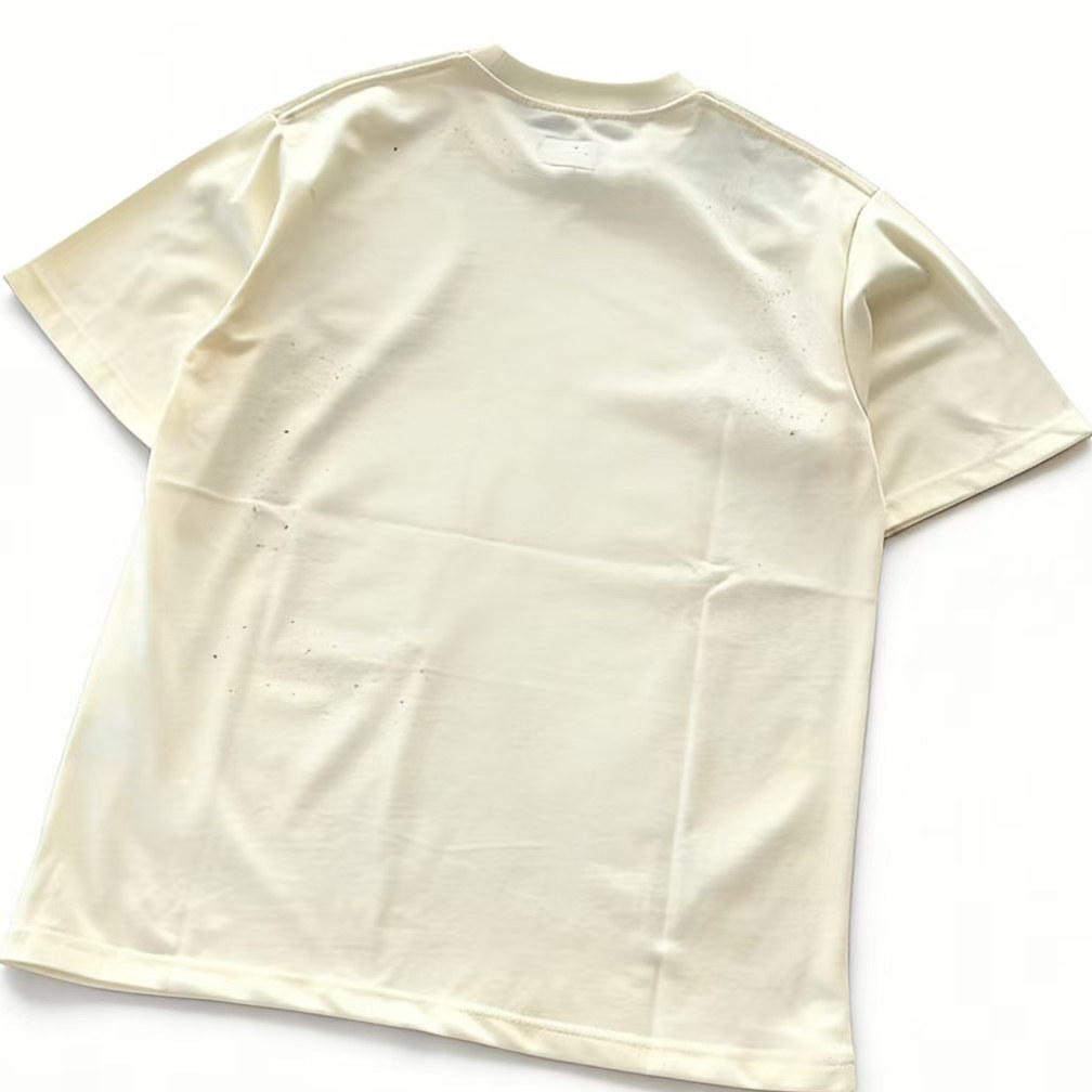 thumbnail for Flame Edge Rose Red Drink Skewer Black Block Upper Teeth Apricot Short Sleeve 33120448