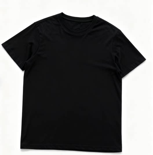thumbnail for Front Embroidery Black and White Two-Tone Short Sleeve 77012901