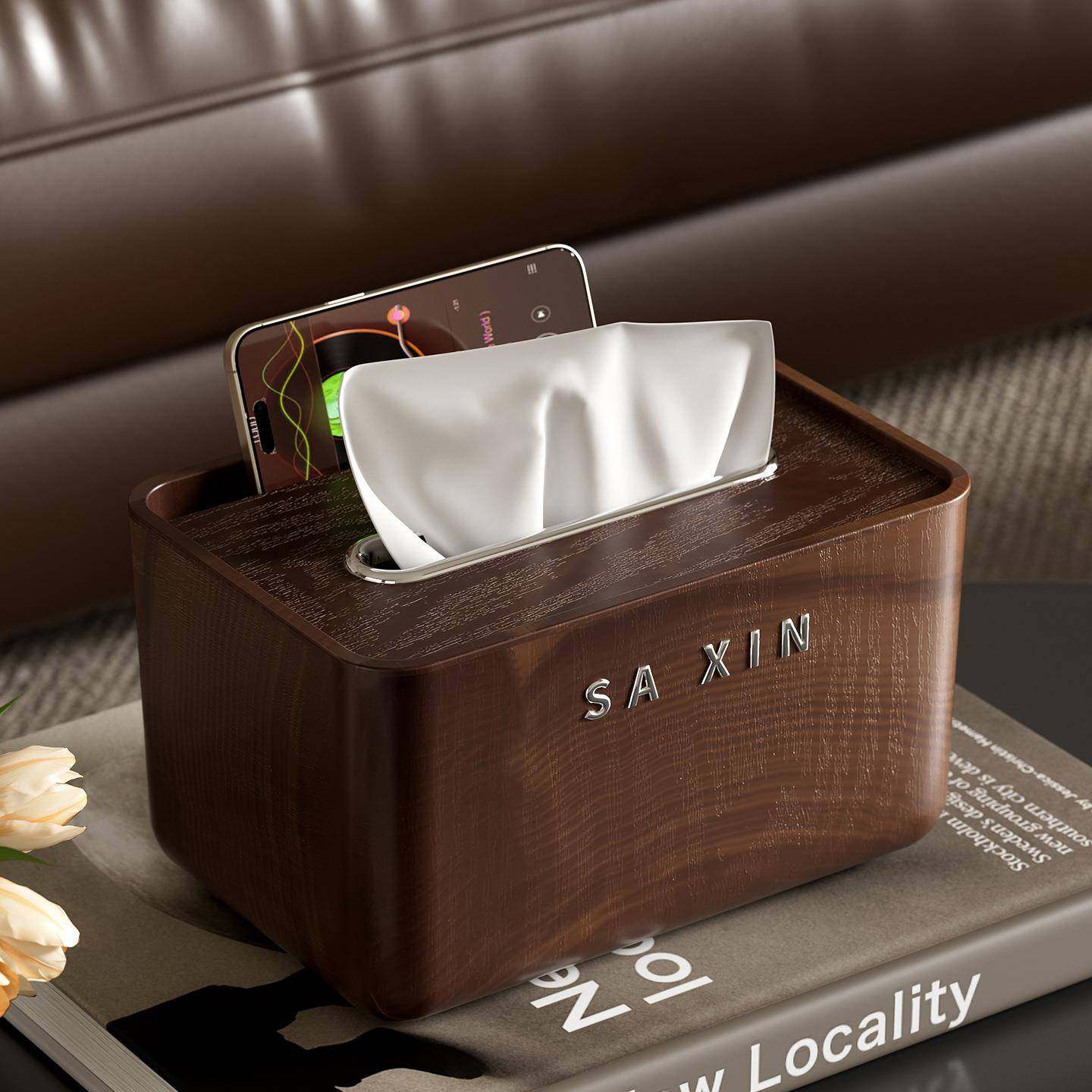 轻奢木纹纸巾盒抽纸盒客厅家用高档创意餐巾纸民宿酒店茶几纸抽盒,收纳整理,纸巾盒,淘宝优惠券,粉丝福利购,淘宝优惠卷